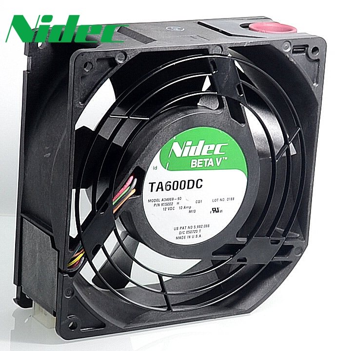 Nidec TA600DC A34969-90 15CM 12V 10A dual ball bearing cooling fan