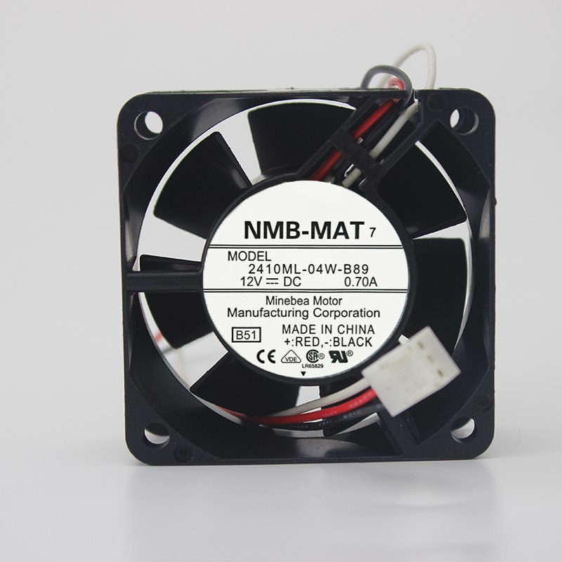 NMB-MAT 2410ML-04W-B70 B79 B86 B89 6CM 12v cooling fan