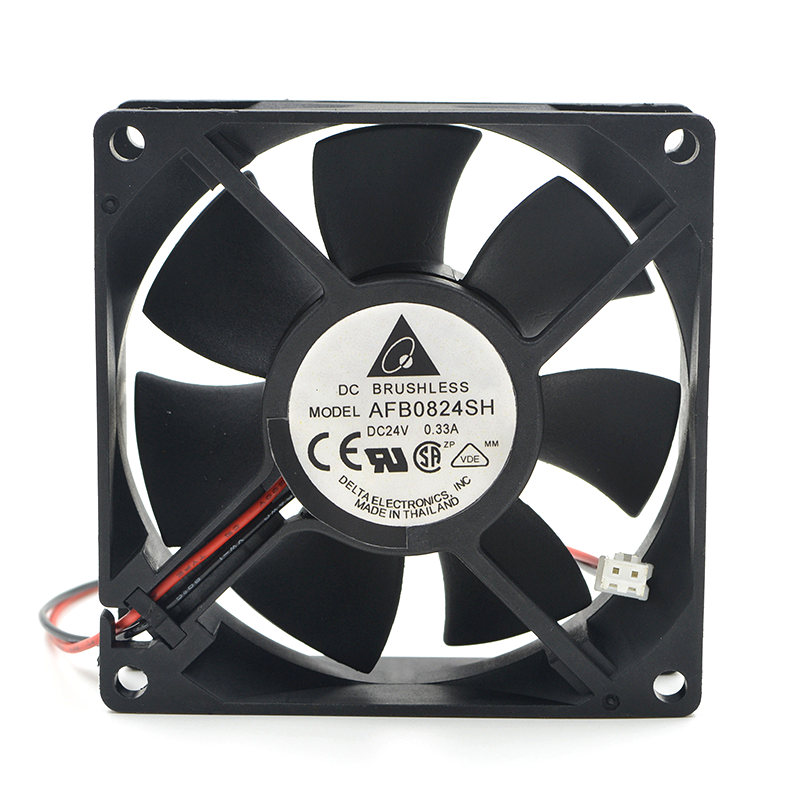 Delta AFB0824SH  24V 0.33A 8CM  Inverter cooling Fan