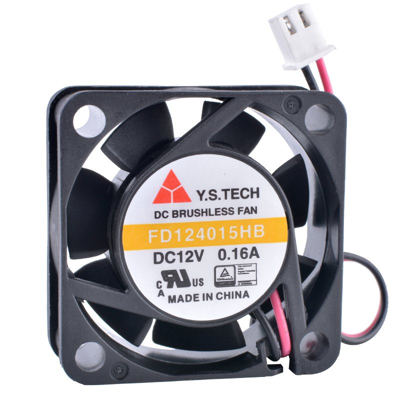 Y.S.TECH FD124015HB 12V 0.16A Double ball bearing cooling fan