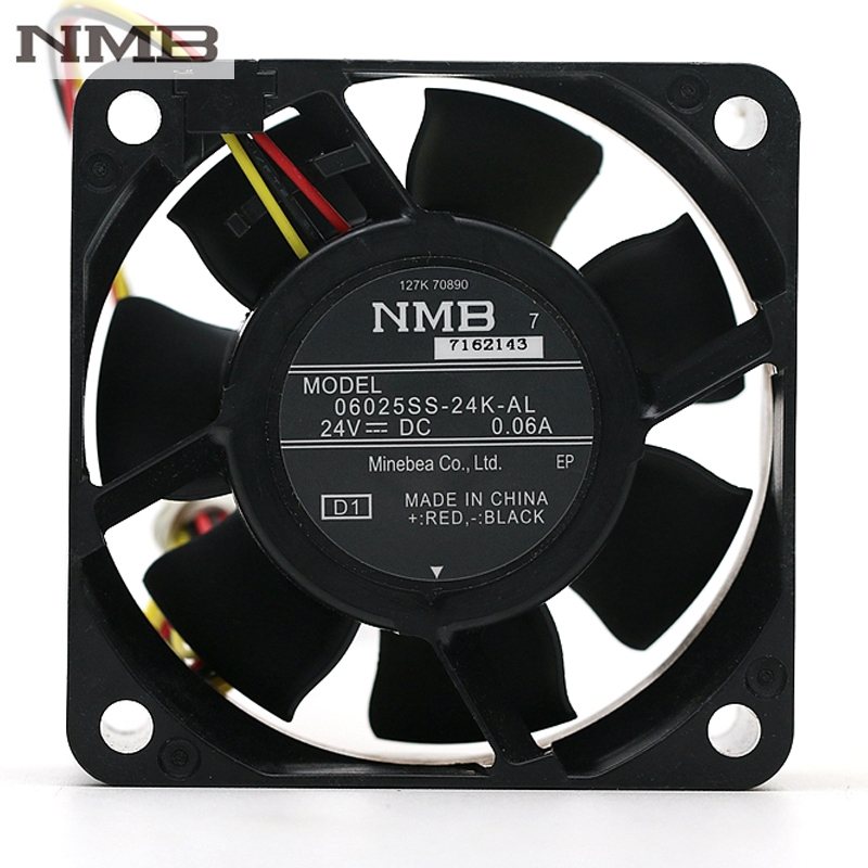NMB 06025SS-24K-AL DC24V 0.06A 4000RPM cooling fan