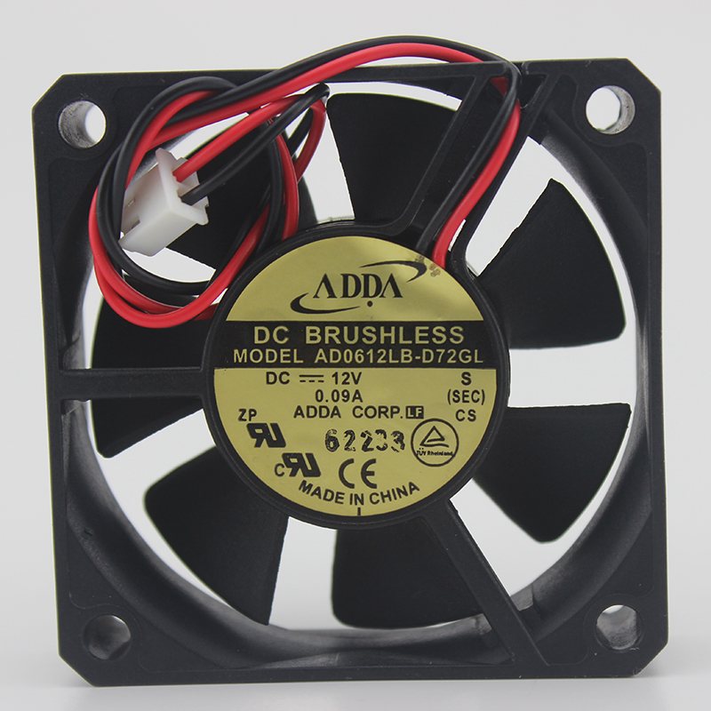 ADDA AD0612MB / LB /HB-D70 / D76GL 6015 12V power supply Silent cooling fan