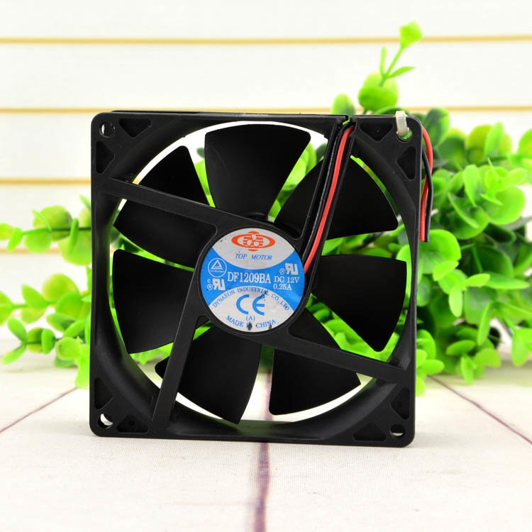 TOP MOTOR DF19BA DC12V 0.25A double ball cooling fan