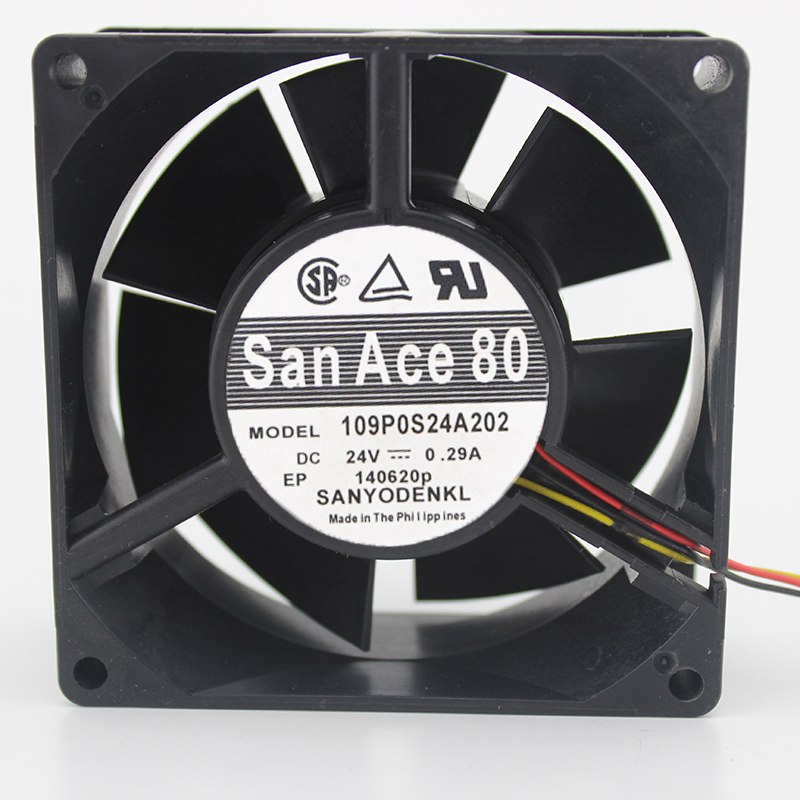 SANYO 109P0824A2 8cm 24V 0.29A inverter windy cooling fan
