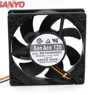 SANYO 9G1224G4D03 12025 24V 120mm 12CM 0.47A 3P axial cooling fan