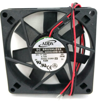 ADDA AD0824HB-D71 24v 0.14a  80*80*15MM 80MM 2wire cooling fan