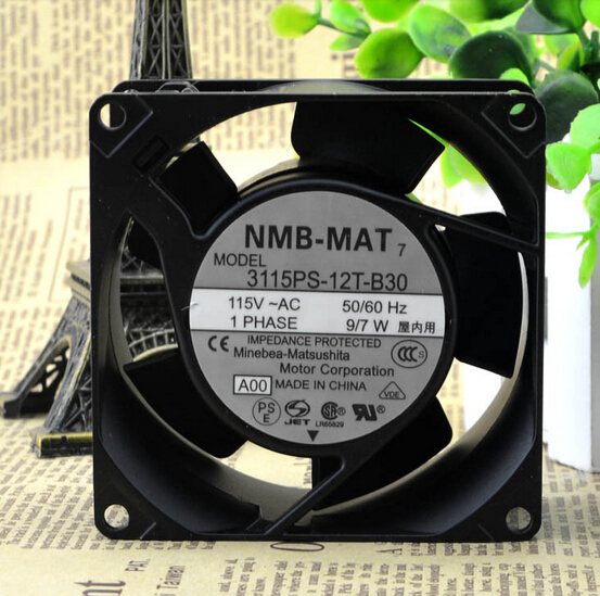 NMB 3115PS-12T-B30 115V  double ball bearing fan