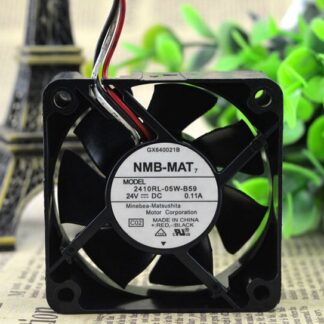 NMB 2410RL-05W-B59 60*60*25 24V 0.11A 6CM 3wire inverter fan