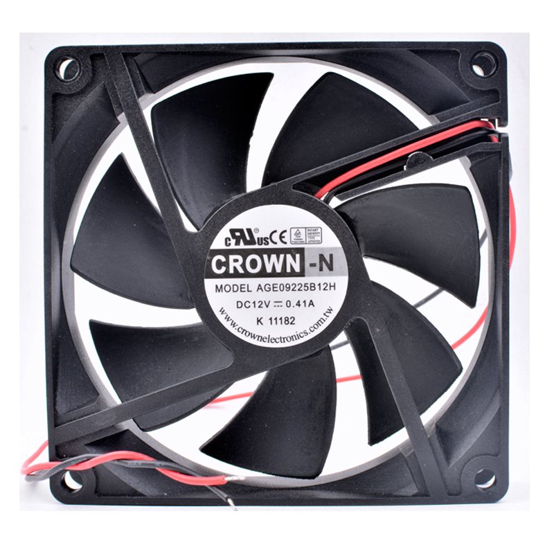 CROWN AGE09225B12H 9cm DC12V 0.41A cooling fan