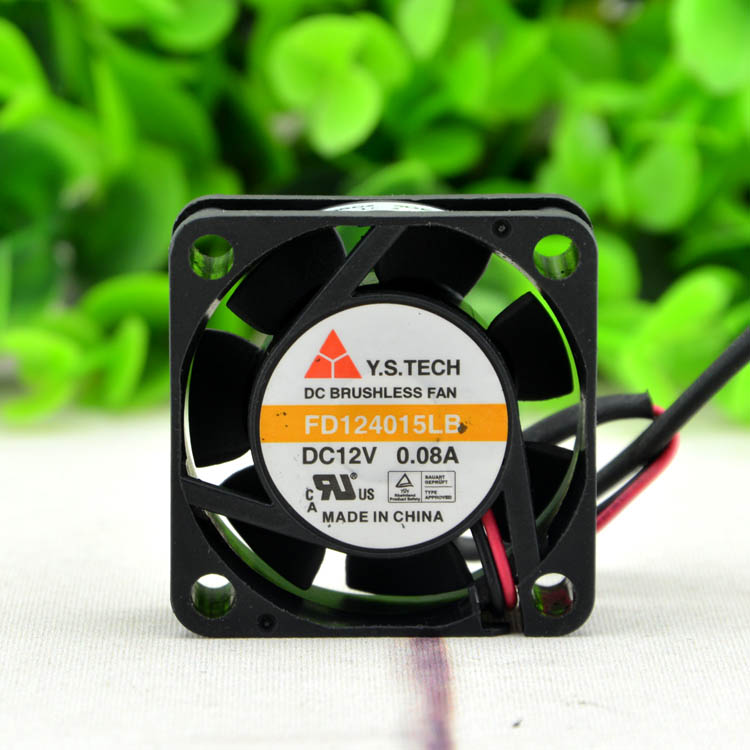 Y.S.TECH FD124015LB 4015 12V 0.08A 4CM ultra-quiet cooling fan