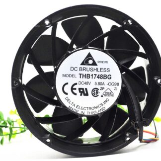 Delta THB1748BG DC48V 5.80A 607.0CFM round metal cooling fan