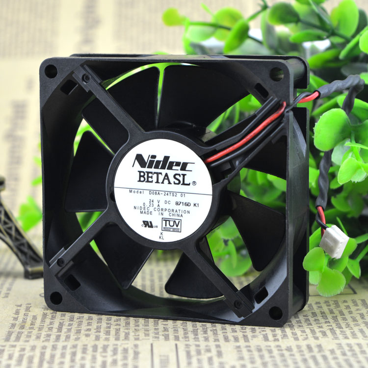 NIDEC D08A-24TS2 01 24V 8CM 80X25MM inverter cooling fan