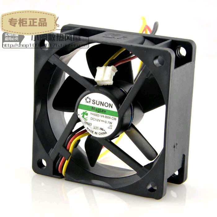 Sunon HA60251V4-0000-C99  DC fan 12V 0.7W Maglev silent fan