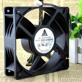 DELTA EFB1248SHE-F00 48V 0.30A 120*120*38 3P 12cm speed cooling fan