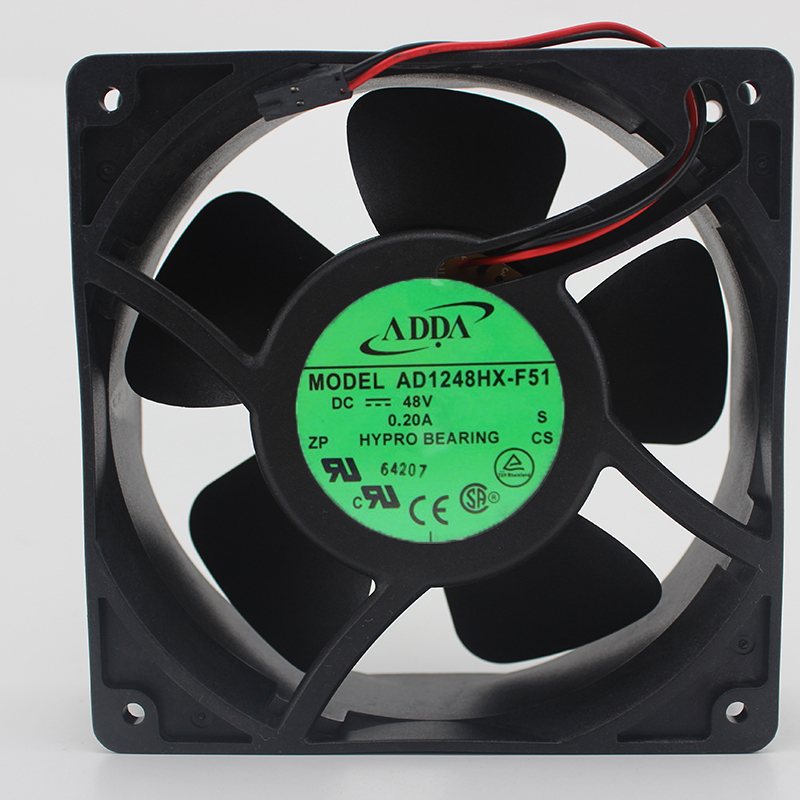 ADDA AD1248HX-F51 DC48V 0.20A hypro bearing cooling fan