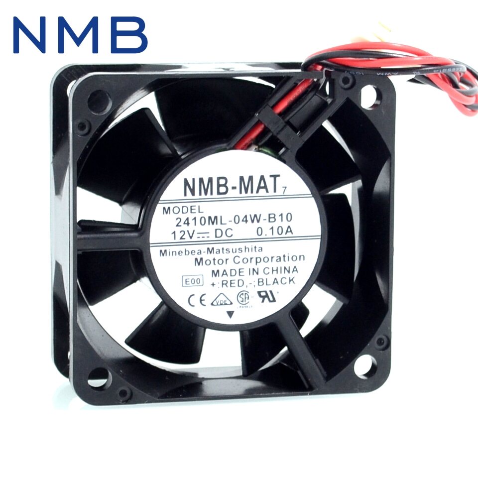 NMB-MAT7 2410ML-04W-B10 6CM 12V 0.10A dual ball bearing silent Cooling fan