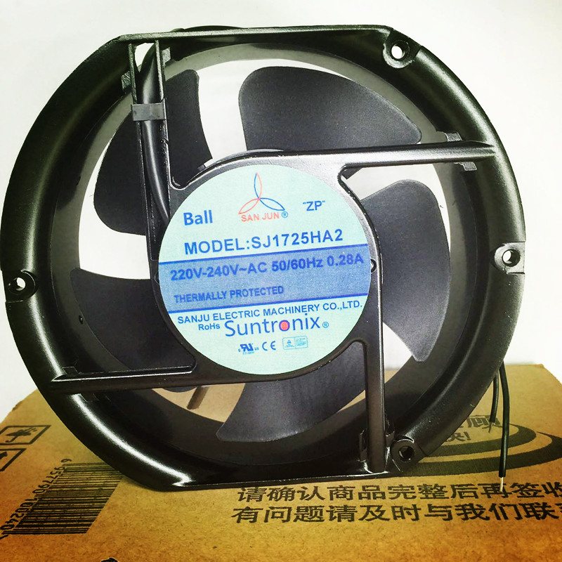 SAN JUN SJ1725HA2 220V 0.28A thermally protected axial fan