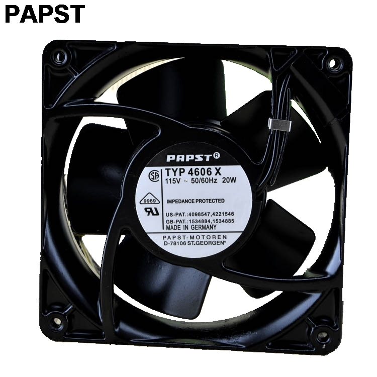 PAPST 4606X  AC115V 20W  3100RPM 105.9CFM axial cooling fan