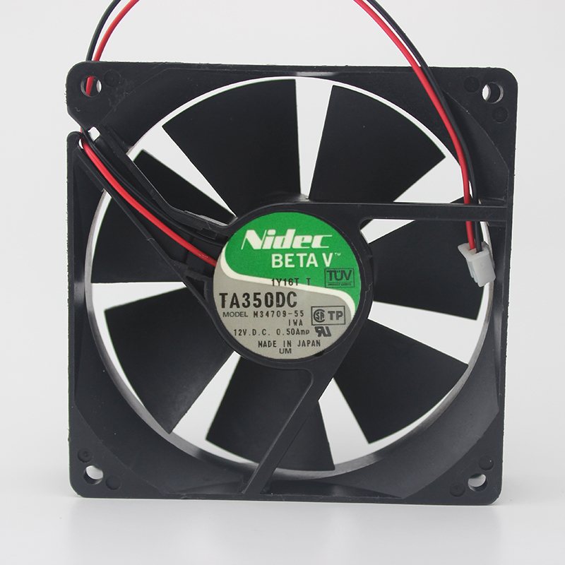 Nidec M34709-55 12V 0.50A double ball bearing  inverter cooling fan