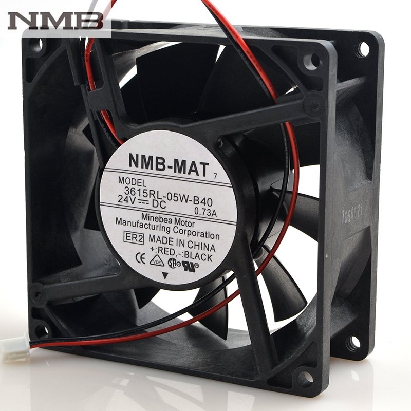 NMB 3615RL-05W-B40  9CM 24V 0.73A waterproof inverter cooling fan