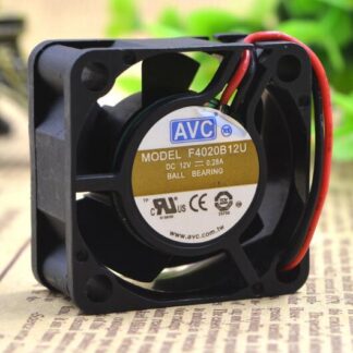 AVC F4020B12U DC12V 0.28A 4CM 2-wire cooling fan