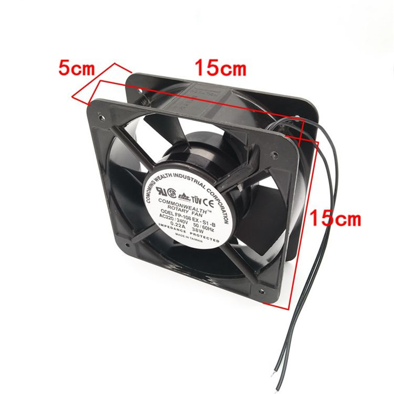 COMMONWEALTH ROTARY FAN FP-108EX-S1-B  AC220V 38W industiral  Double ball bearing electrical cabinet cooling fan