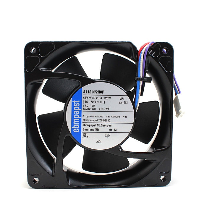 ebmpapst 4118N/2H8P  48V 2.6A high speed cooling fan