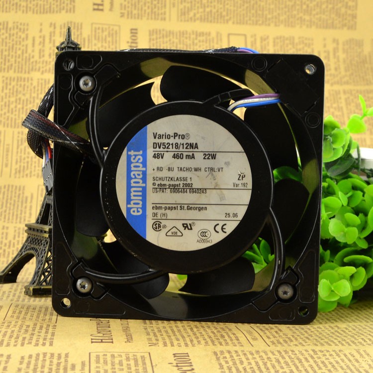 DV5218/12NA ebmpapst 48V 22W 0.46A 13CM 12738 12.7cm cooling fan