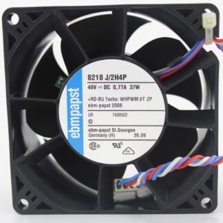 ebmpapst 8218 J/2H4P 48V 0.77A 37W 8cm Server cooling Fan