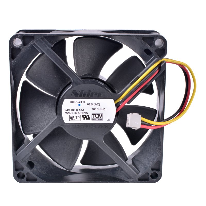 D08K-24TU 62B(AX) 8cm 24V 0.13A Inverter server cooling fan
