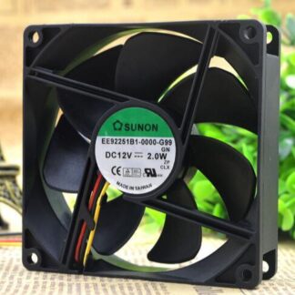 SUNON EE92251B1-0000-G99 92*92*25mm  DC12V 2.0W 3-wire cooling fan