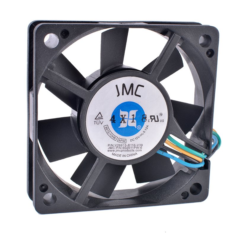 JMC 6015-12HB DC12V 0.12A 4-wire CPU cooling fan