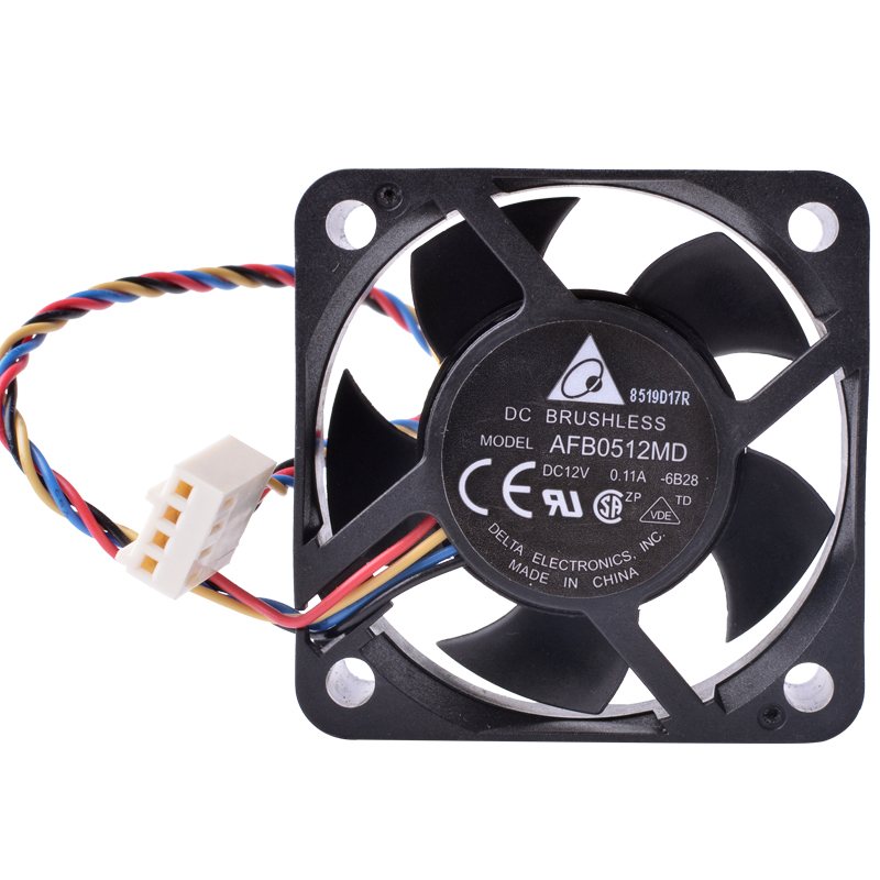 DELTA AFB0512MD 12V 0.11A 4-wire double ball bearing cooling fan