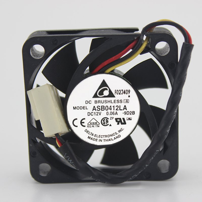 delta ASB0412LA 12V 0.06A 4CM 2-lines cooling fan