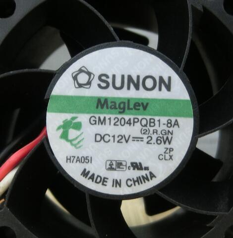 SUNON GM1204PQB1-8A DC12V 2.6W 3-wire Cooling Fan