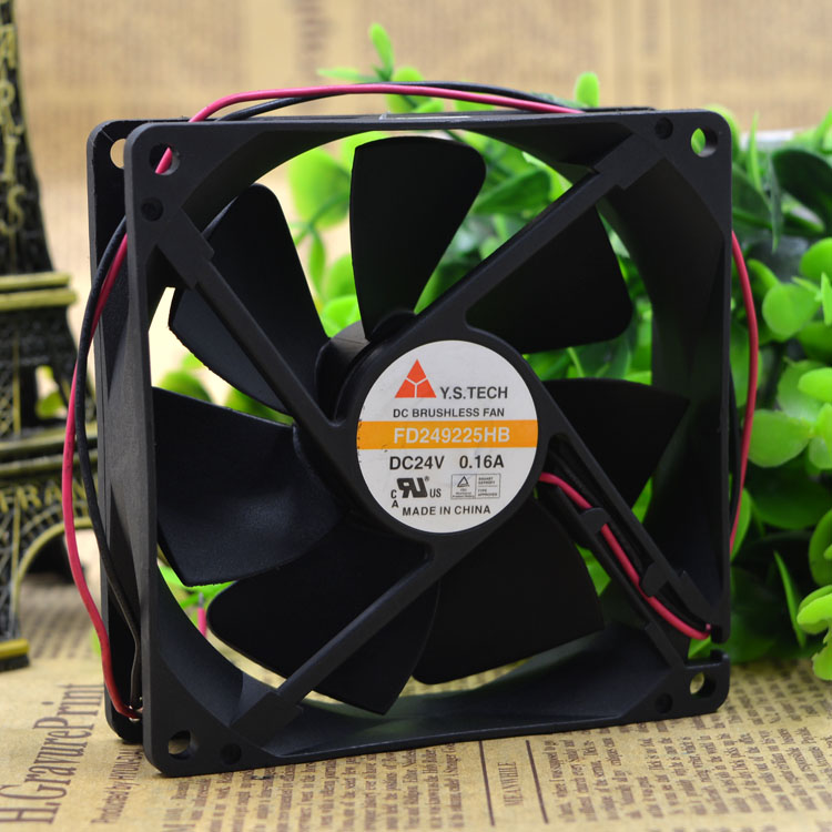 Y.S.TECH FD249225HB DC24V 0.16A 9CM inverter fan