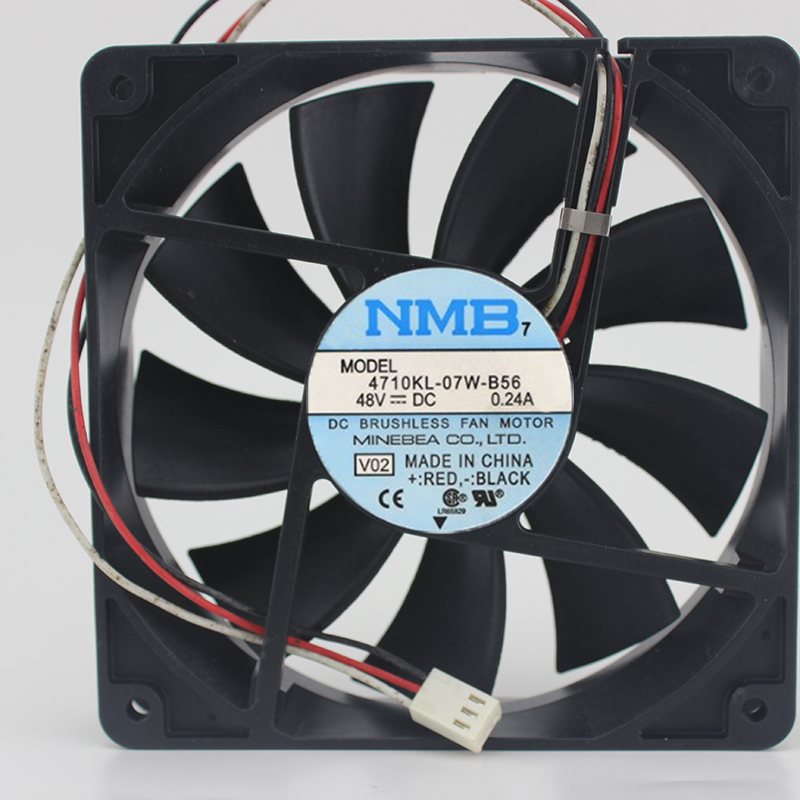 NMB 4710KL-07W-B56 12CM 48V 0.24A Industrial cooling fan