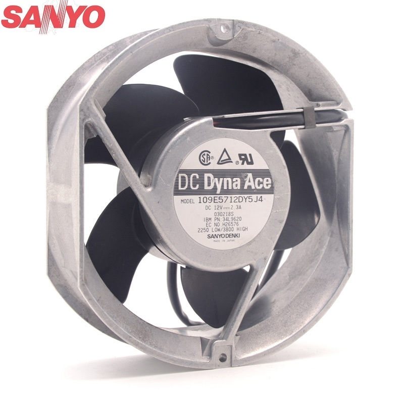 Sanyo 109E5712DY5J4 12V 2.3A metal frame Cooling fan