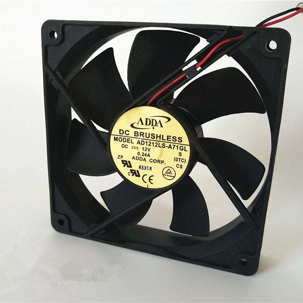 ADDA AD1212LS-A71GL 12V 0.24A 2pin/3pin mute cooling fan