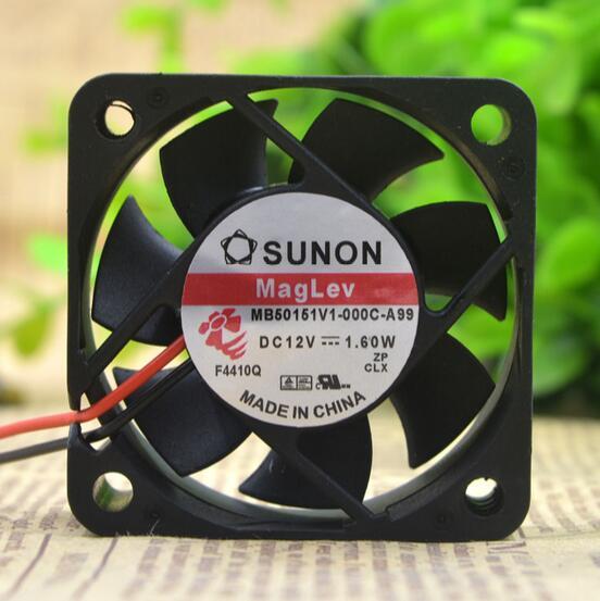 SUNON MB50151V1-000C-A99 5CM 1.60W  DC 12V 2-wire cooling fan