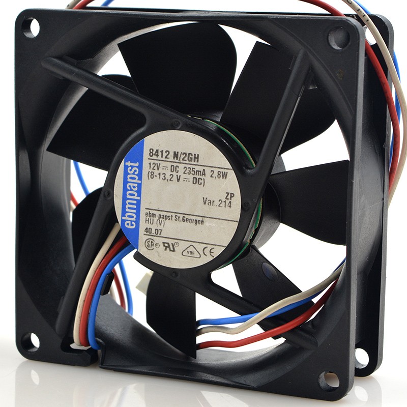 EBM PAPST 8412N/2GH   12V    2W  170mA  fan