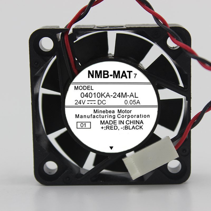 NMB-MAT7 04010KA-24M-AL 24V 0.05A 3-wire 4CM cooling fan