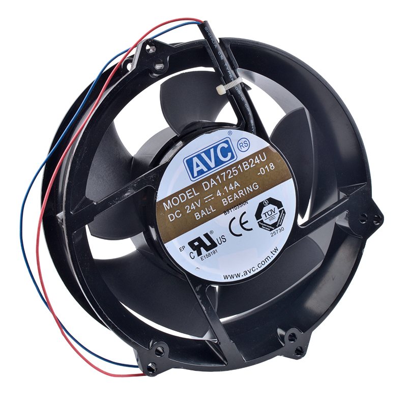 AVC DA17251B24U 24V 4.14A Double ball bearing cabinet metal cooling fan