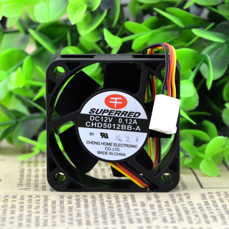 SUPERRED CHD5012BB-A 5CM 12V 0.12A Double ball bearing cooling fan