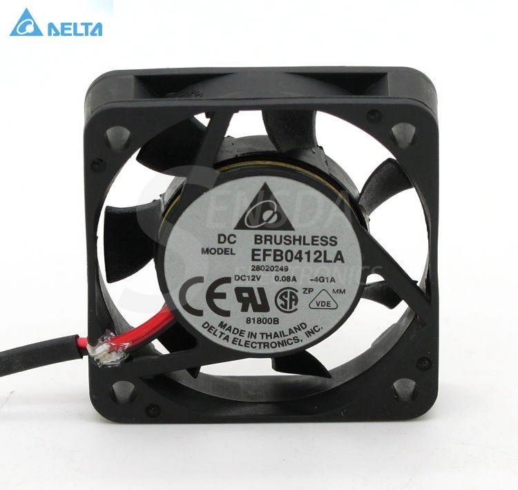Delta EFB0412LA 4cm 12V 0.08A cpu computer inverter cooling axial fan