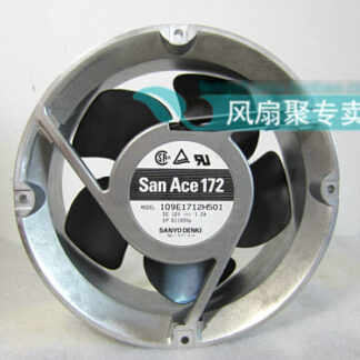 Sanyo 109E1712H501 12V 1.2A round aluminum frame cooling fan