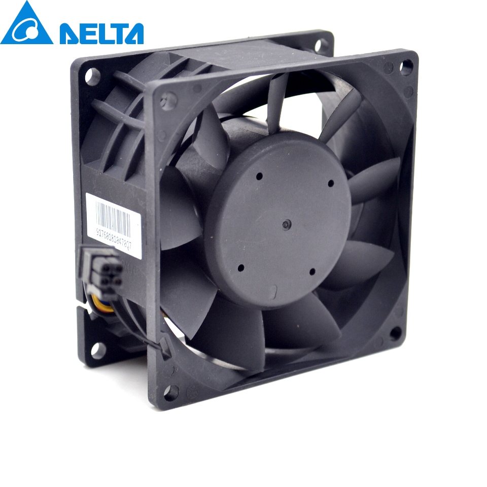 Delta PFB0812DHE 8CM  3.3A 12v 80 * 80 * 38mm Axial Cooling Fan