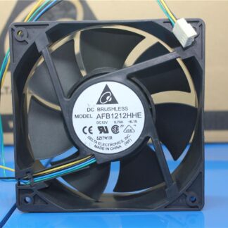 Delta AFB1212HHE 12cm 12V 0.70A double ball four-wire PWM cooling fan