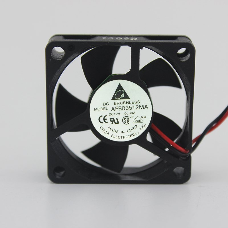 Delta AFB03512MA 35x35x10mm  DC12V 0.08A Ball Bearing Axial Cooling Fan