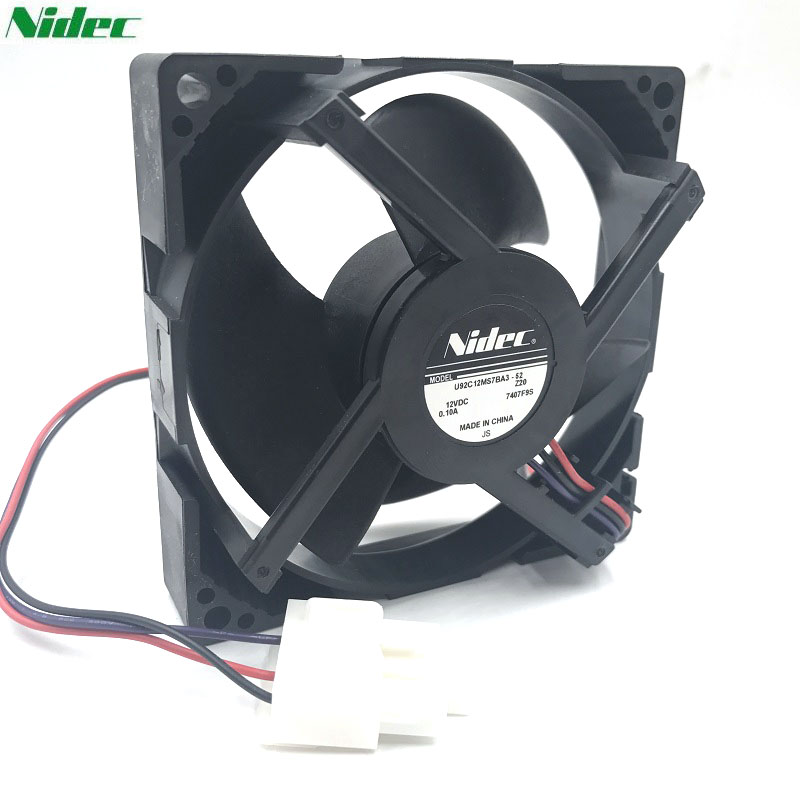 Nidec U92C12MS7BA3-52 Z20 12V 0.10A waterproof IP68 cooling fan